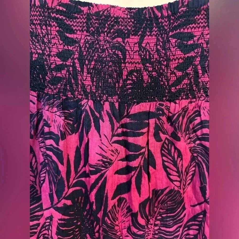 Jessica maxi skirt/dress sz 18 summer spring business casual floral Hawaiian - Picture 3 of 7